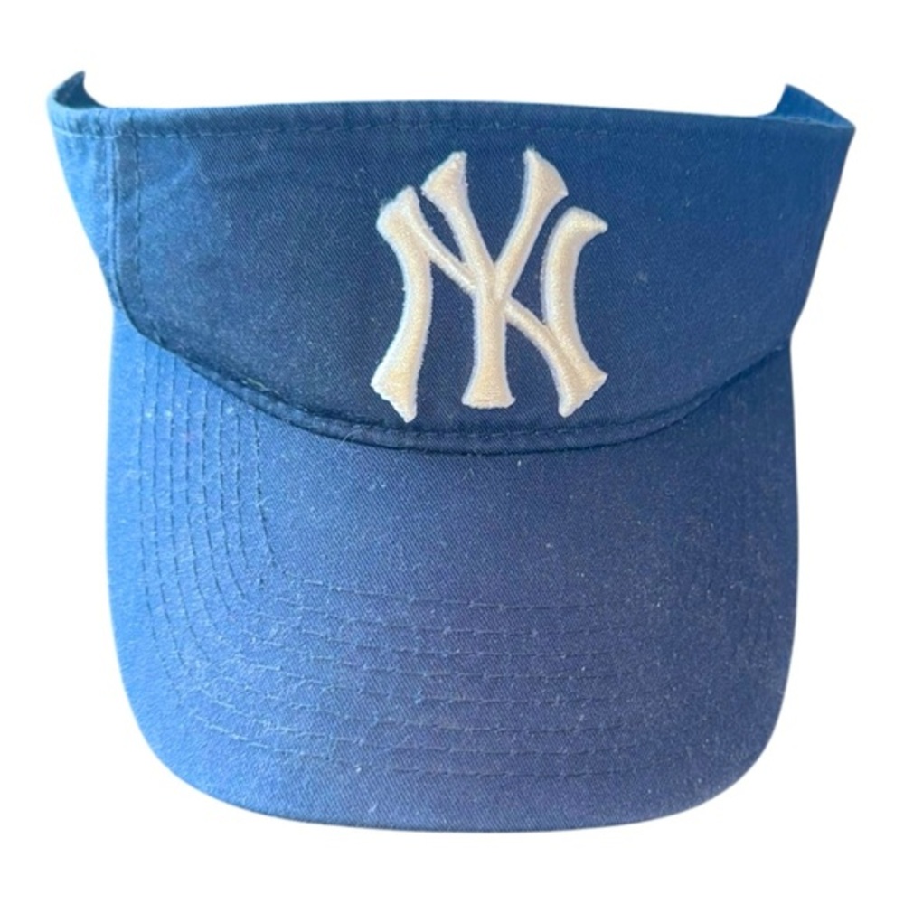Vintage 1990’s New‎ York Yankees Visor Adult Blue Baseball One Size Team MLB